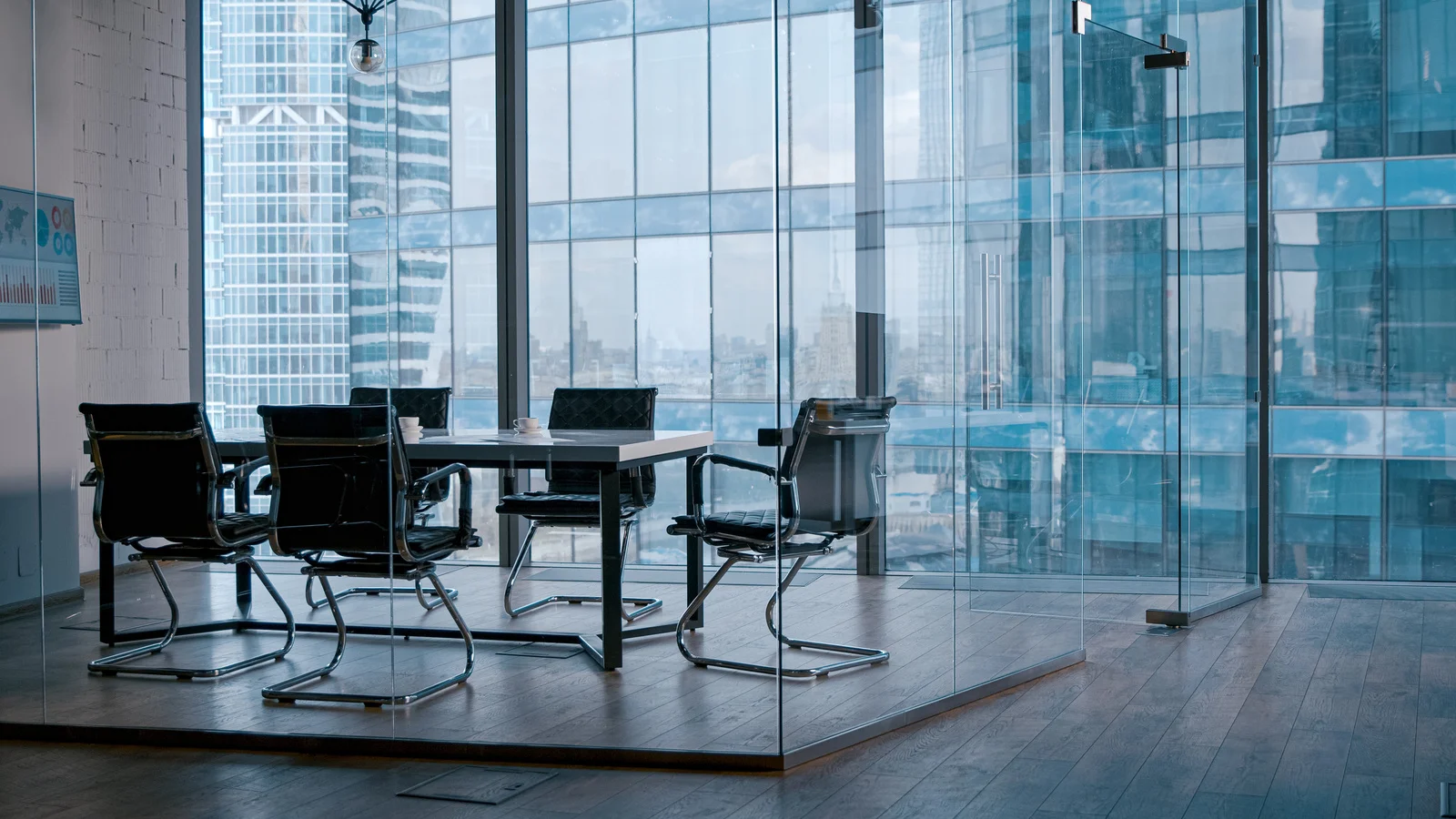 Corporate workspace remodel with new flooring and furniture